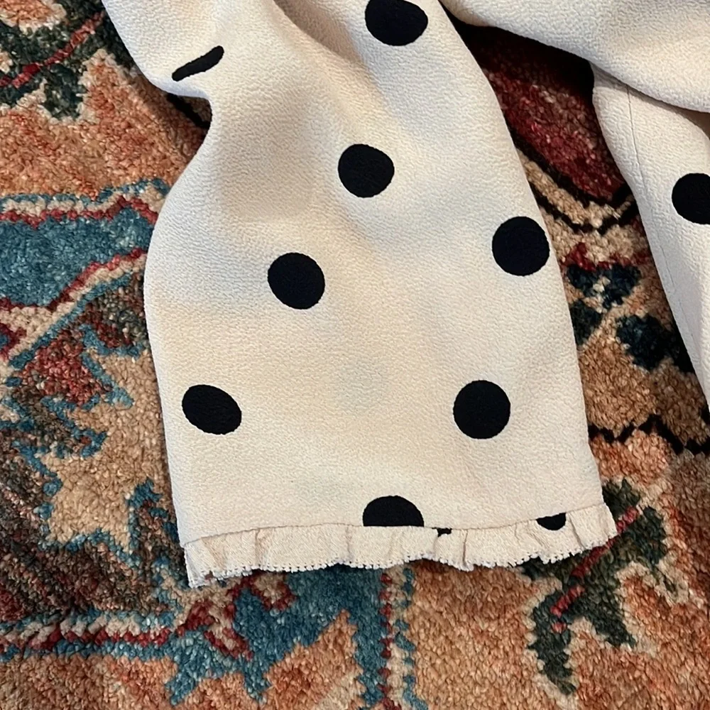 Kate spade poka dot viscose shirt - Picture 4 of 4